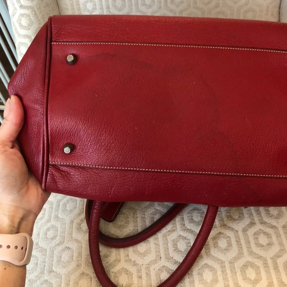 Prada leather red handbag/satchel - Picture 3 of 4